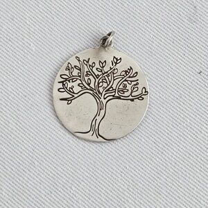 925 Sterling Silver Tree Of Life Bracelet Charm